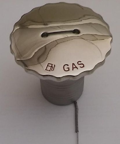 Gas stainless cap. Gas tank for 51 mm hose.
