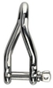 FORGED SHACKLES, AISI 316 ST. STEEL -Twisted