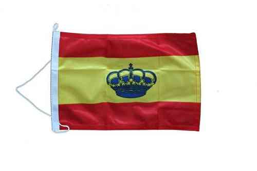 SPANISH FLAG WITH CROWN