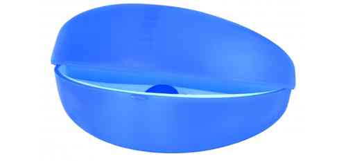BLUE PLASTIC GLASS LARGE COVER