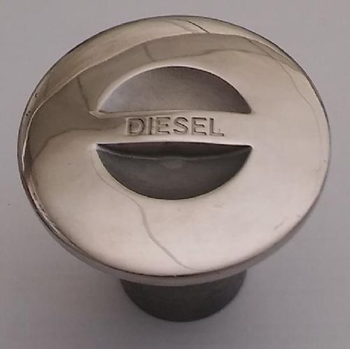 Diesel stainless cap. Diesel tank for  51 mm hose