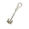 BRASS ANCHOR PATENT KEY CHAINS