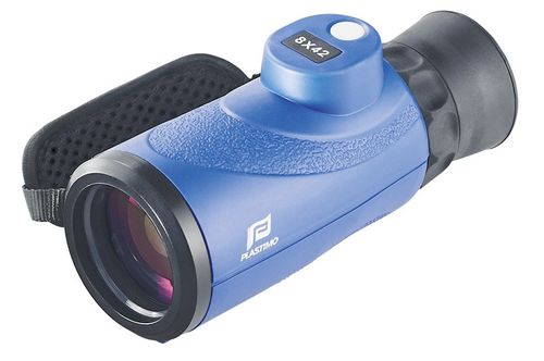 8X42 MONOCULAR WITH BUILT-IN COMPASS. Plastimo