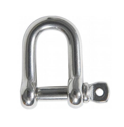 GRILLETE ACERO INOX FORJADO AISI 316 RECTO