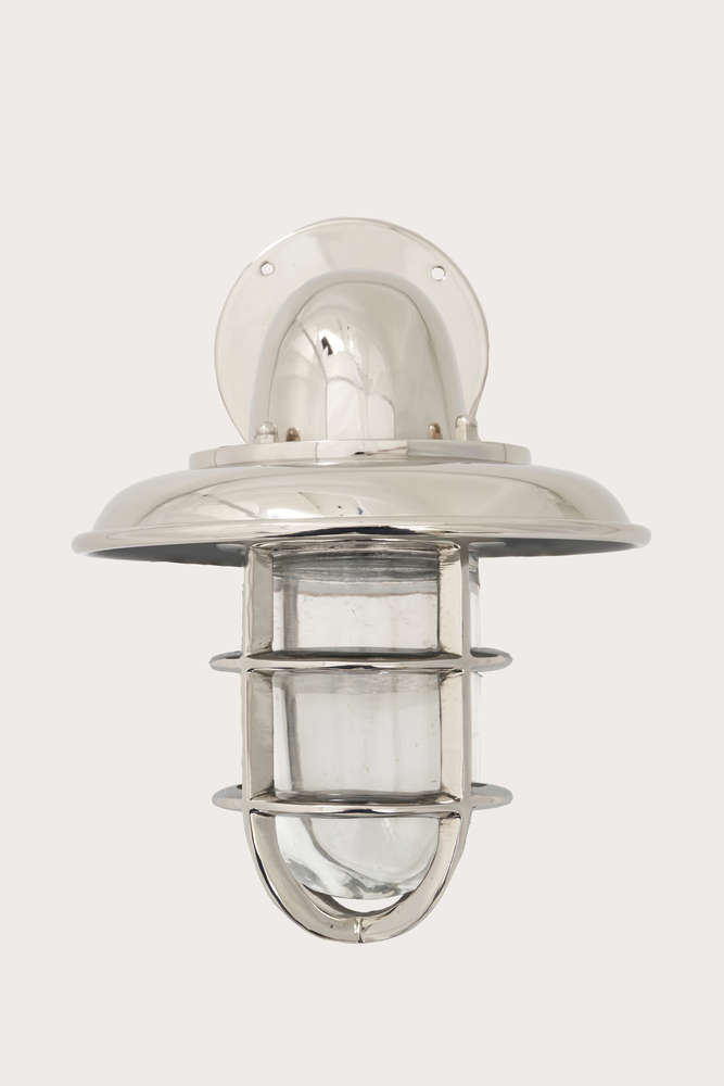 APLIQUE VINTAGE DE ALUMINIO Y VIDREO