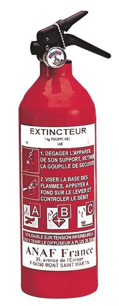 EXTINTOR 1Kg ABC EN/CE HOMOLOGADO